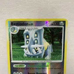 Pokemon Card - Bastiodon Mysterious Treasures Reverse Holo 21/123 Holo Rare - Image 2