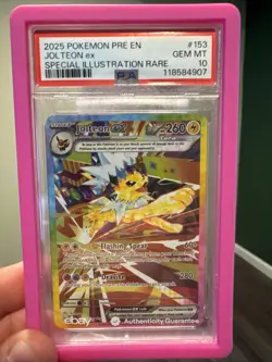 Pokemon Jolteon EX Prismatic Evolutions TCG Card 153/131 PSA 10 - Image 1