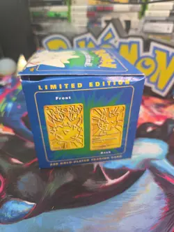 *SEALED * Vintage 1999 Pokemon Burger King 23k Gold Plated Trading Card Togepi - Image 4