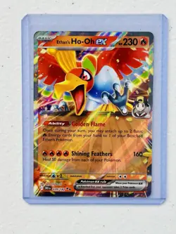 Pokemon TCG Ethan's Ho-Oh EX Double Rare Card #039/182 Destined Rivals - Image 1
