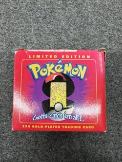 1999 Pokemon: Burger King 23K Gold-Plated Trading Card JIGGLYPUFF- Sealed - Image 4