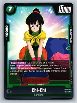 Dragon Ball Super Card Game Chi-Chi FB05-055 UC Fusion World Super Combo Battle - Image 1