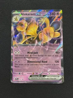 Pokemon TCG Alakazam ex 050 SVP Promo Sv: Scarlet & Violet Promo Cards Near Mint - Image 1