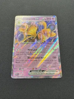 Pokemon TCG Alakazam ex 050 SVP Promo Sv: Scarlet & Violet Promo Cards Near Mint - Image 2