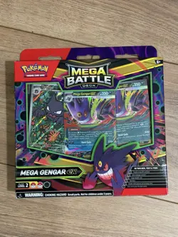 Pokemon Mega Battle Deck Mega Gengar EX & Mega Diancie EX 60 Cards Foil Deck Box - Image 3