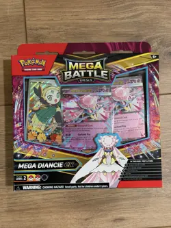 Pokemon Mega Battle Deck Mega Gengar EX & Mega Diancie EX 60 Cards Foil Deck Box - Image 5