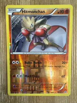 Pokemon Card Hitmonchan Generations Reverse Holo Rare 48/83 NM - Image 1