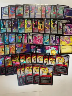 My Little Pony CCG Lot Foil & Rare Cards - Image 1