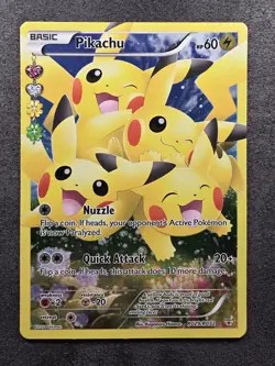 Pikachu RC29/RC32 Generations Ultra Rare Full Art Holo Pokemon Card Near Mint - Image 1