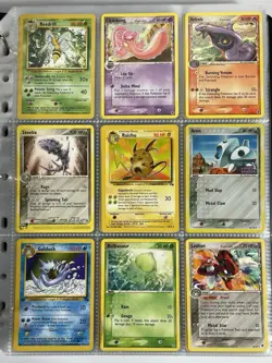 Pokemon Card Collection VTG Binder Holo Rare 1st E-Reader WoTC Raichu Bulbasaur - Image 1