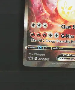 Charizard VMAX SWSH261 SWSH Full Art Black Star Promo Holo Pokemon Card NM - Image 5