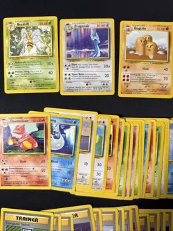 1999 Pokemon Base Set COMPLETE Unlimited Lp/MP NON HOLO Cards #17-102 Lot - Image 2