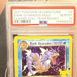 PSA 10 GEM MINT Dark Gyarados 8 Celebrations Classic Collection HoloPokemon Card - Image 4