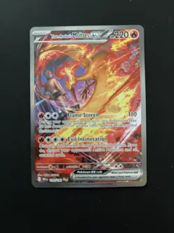 Pokemon TCG Team Rockets Moltres EX Holo Card 229/182 Sir Destined Rivals - Image 1