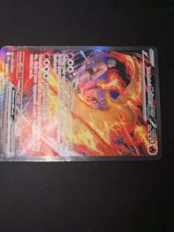 Pokemon TCG Team Rockets Moltres EX Holo Card 229/182 Sir Destined Rivals - Image 3
