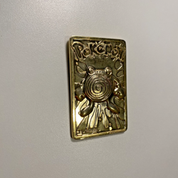Poliwhirl 23k Gold Plated Trading Card With COA Pokemon Burger King 1999 - Image 3