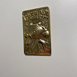 Poliwhirl 23k Gold Plated Trading Card With COA Pokemon Burger King 1999 - Image 4
