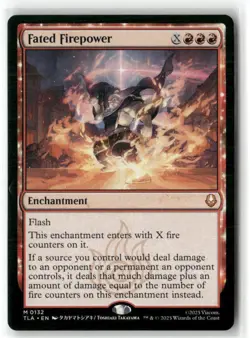 Fated Firepower Avatar: The Last Airbender Regular 132 NM MTG Magic - Image 1