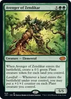 Avenger of Zendikar [Jumpstart 2022] Near Mint - Image 1