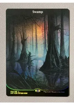 Unstable Swamp FOIL - MtG - Near Mint - Image 1