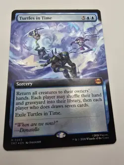 Turtles in Time - Foil Extended Art TMNT LP MTG - Image 1