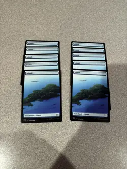 Magic: The Gathering - Full Art Basic Land Lot - 10 Island - Image 1