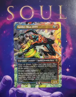 x2 Spider-Man 2099(Borderless + Reg) Marvel's Spider-Man NM MTG - Image 2