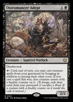 Osteomancer Adept 1x MtG Bloomburrow SP/NM - Image 1