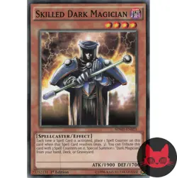 Yugioh Skilled Dark Magician SDMY-EN021 Common 1st Edition NM - Image 1