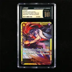 CGC 10 PRISTINE 2025 One Piece JPN Crocodile OP14-120 SEC (Alt Art) - Image 1