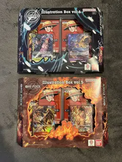 One Piece Illustration Box Vol. 5 & Vol. 6 Pair | Factory Sealed | Official NEW - Image 1