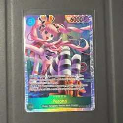 One Piece CCG Perona The Azure Sea's Seven SR Foil OP14-033 NM - Image 1
