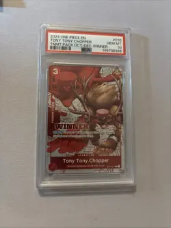 PSA 10 Tony Tony Chopper Winner One Piece Tournament Pack Oct - Dec Winner 2024 - Image 1