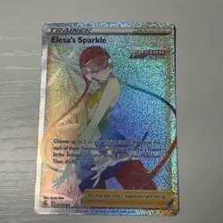 Elesa's Sparkle 275/264 Fusion Strike Full Art Secret Rare Holo Pokemon Card NM - Image 1