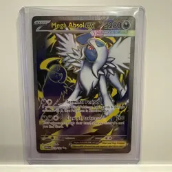 Pokemon Me01: Mega Absol Ex Ultra Rare Full Art Card 161/132 Ultra Rare Mega Evo - Image 1