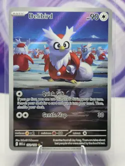 Delibird 152/132 Holo ME01: Mega Evolution Pokemon Card NM - Image 1
