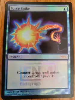 Force Spike *Foil* Magic the Gathering Card - FNM DCI - Image 1