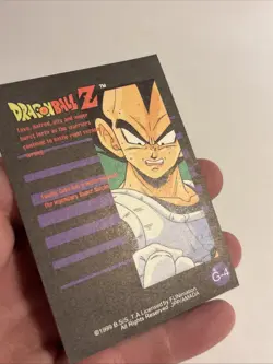 1999 vintage Dragon Ball Z - SS Goku gold card FUNimation Card very rare - Image 5