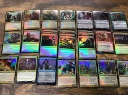 Lot Of 27 Oversized Commander Cards Foil MTG Magic The Gathering Card Edgar - Image 1