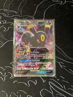 Pokemon TCG Umbreon GX Full Art Ultra Rare Holo Card Sun & Moon Base Set 80/149 - Image 1