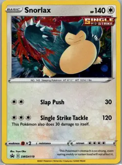 Snorlax Holofoil SWSH: Sword & Shield Promo Cards SWSH119 - Image 1