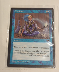Magic the Gathering - 3x Meditate from Tempest, MTG, TCG, blue instant - Image 4