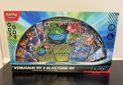 Venusaur & Blastoise ex Premium Collection Exclusive - Factory Sealed Box - Image 1