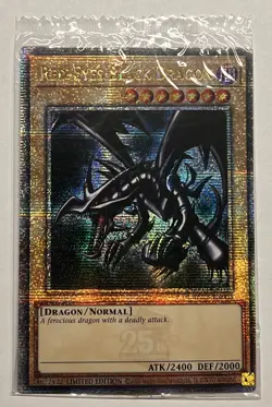 YuGiOh! Red-Eyes Black Dragon (Quarter Century Secret Rare) TN23-EN003 SEALED - Image 1
