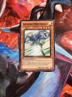 Yugioh! Elemental Hero Stratos RYMP-EN008 Common Unlimited Light Play - Image 1