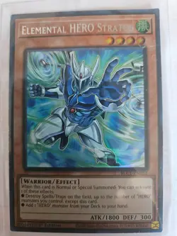 Yu-Gi-Oh! TCG Elemental HERO Stratos (Alternate Art) (Silver) Battles of Legend: - Image 1
