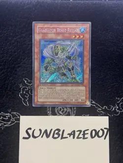 Yu-Gi-Oh! Crossroads of Chaos Gladiator Beast Retiari 1st Edition #CSOC-EN086 - Image 1