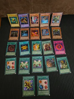 Vintage Yu-Gi-Oh Tcg Card Lot Of 22 Heavyplay/Damaged Holos! - Image 1