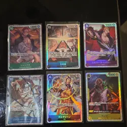 One Piece Tcg Super Rare x6 cards foil - Japanese - Image 1