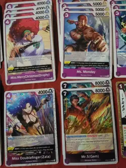 One Piece TCG Purple/Yellow Crocodile Custom Deck Ready to Play Baroque Works - Image 3